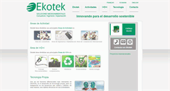 Desktop Screenshot of ekotek.es